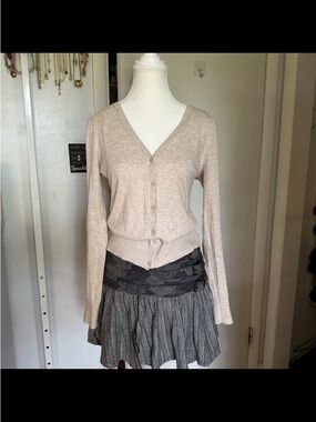 Ann Taylor loft beige cardigan